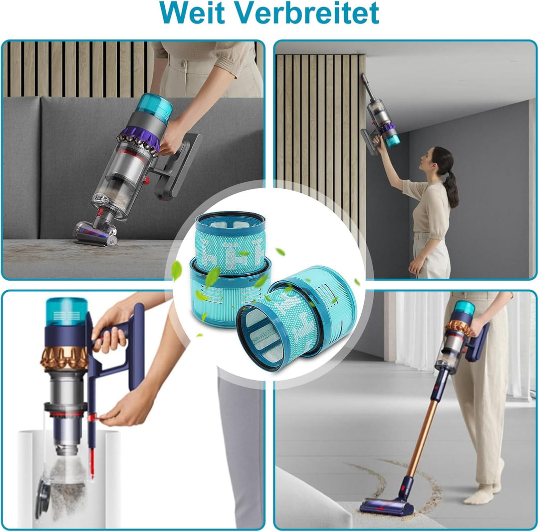 2 Stück Gen5detect Filter, Ersatzfilter für Dyson Gen5 Detect, Gen5outsize, Gen5detect Absolute, Gen