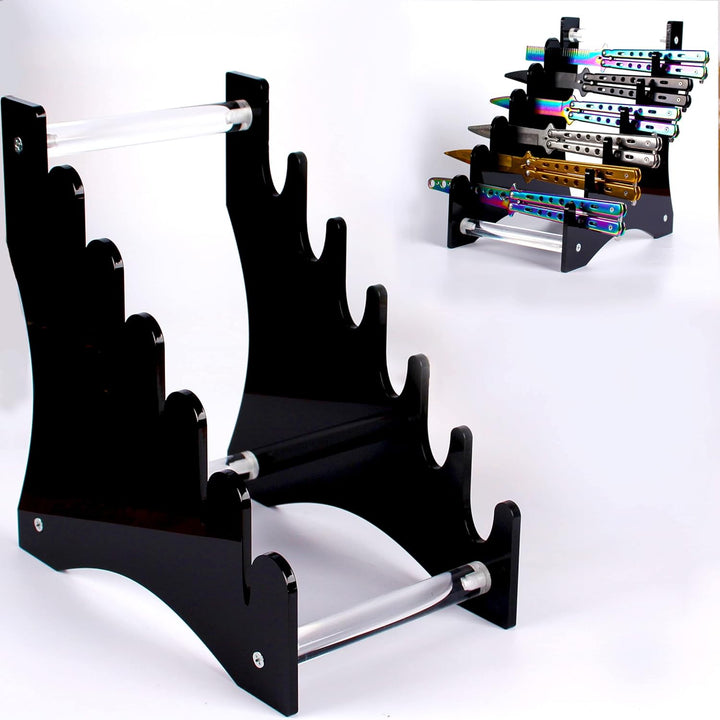 Messerständer Messer Display Ständer Messer Aufbewahrung Ständer 6 Etagen Acryl Messer Display Ständ