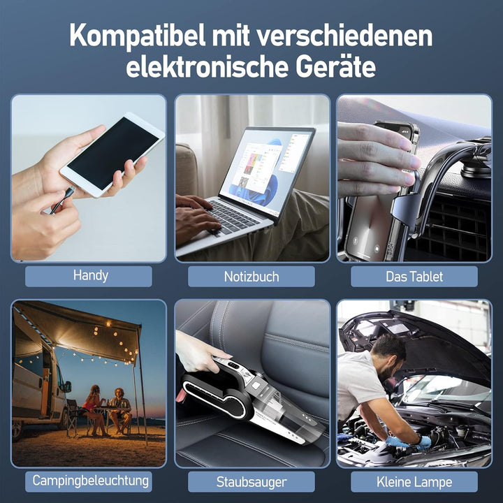 1000w Spannungswandler 12v Auf 230v Reiner Sinus Wechselrichter mit 1 EU-Steckdose und 2 USB Autolad