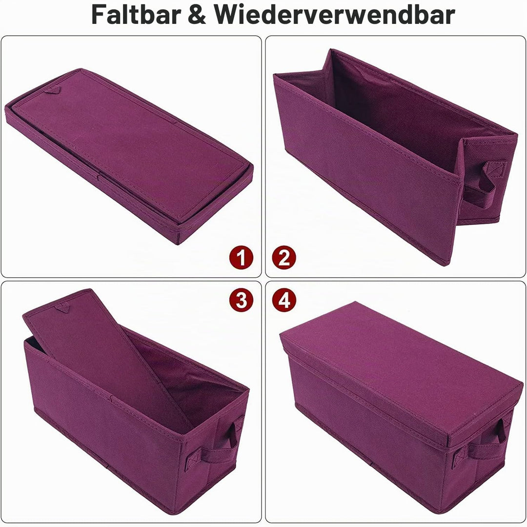 UENTIP CD-Aufbewahrungsbox, 1 Stück, CD-Hülle, 33,5 x 15 x 13,5 cm, Behälter für 60 CDs in vollen Ju