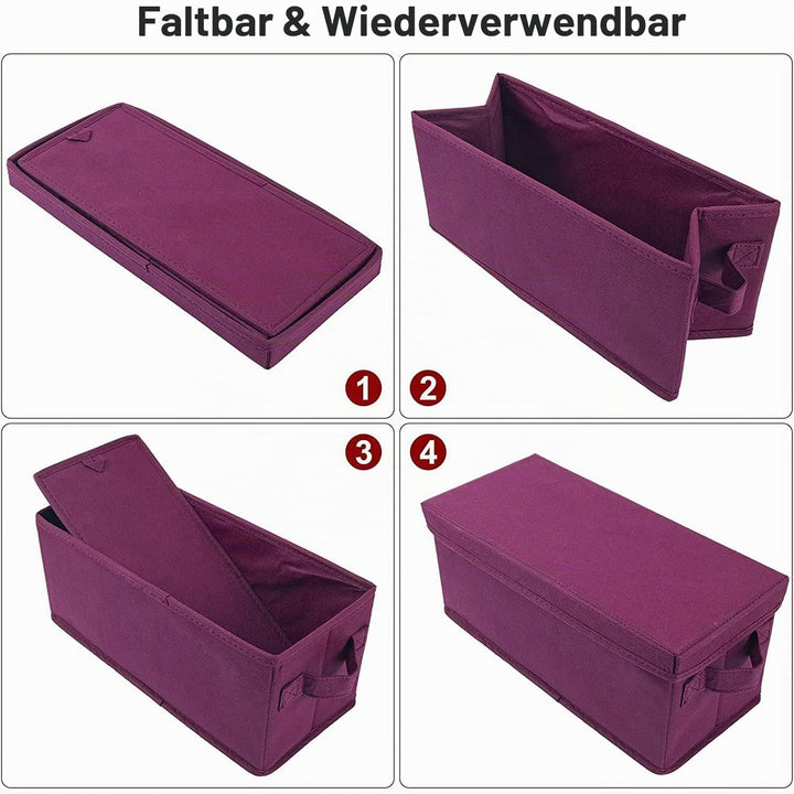 UENTIP CD-Aufbewahrungsbox, 1 Stück, CD-Hülle, 33,5 x 15 x 13,5 cm, Behälter für 60 CDs in vollen Ju