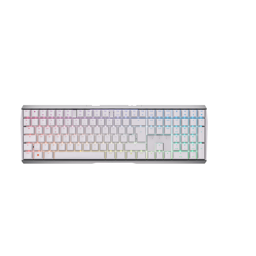 CHERRY MX 3.0S Wireless, kabellose mechanische Gaming-Tastatur mit RGB-Beleuchtung, Deutsches Layout