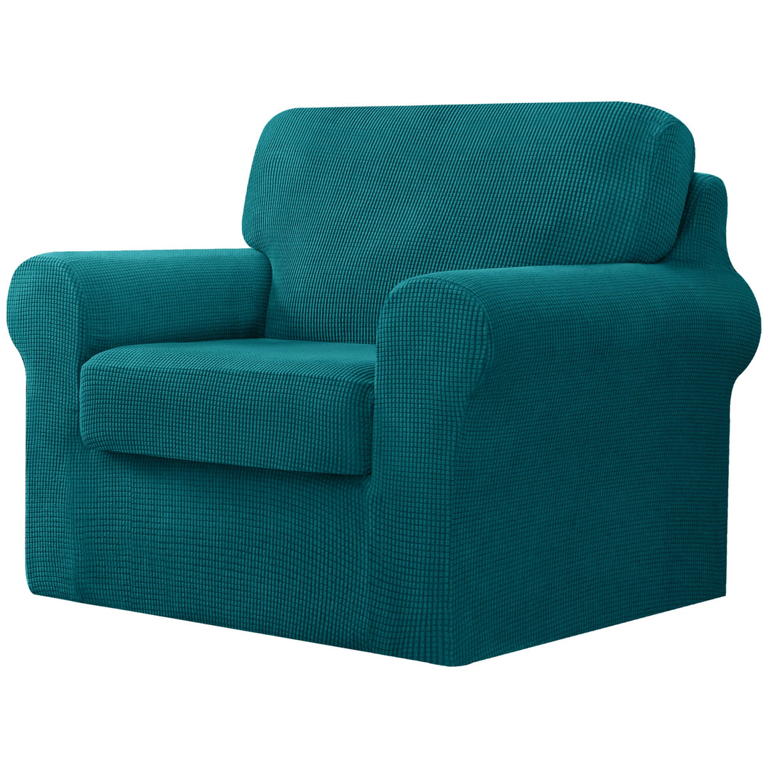 CHUN YI Sofabezug Stretch Sofa Überwürfe mit separaten Kissen- und Rückenbezügen Elastisch Sitzkisse