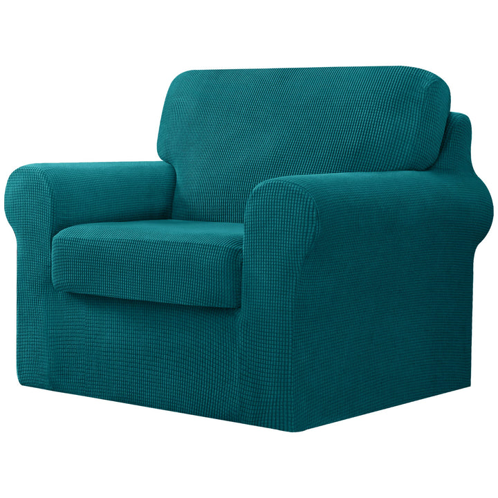 CHUN YI Sofabezug Stretch Sofa Überwürfe mit separaten Kissen- und Rückenbezügen Elastisch Sitzkisse