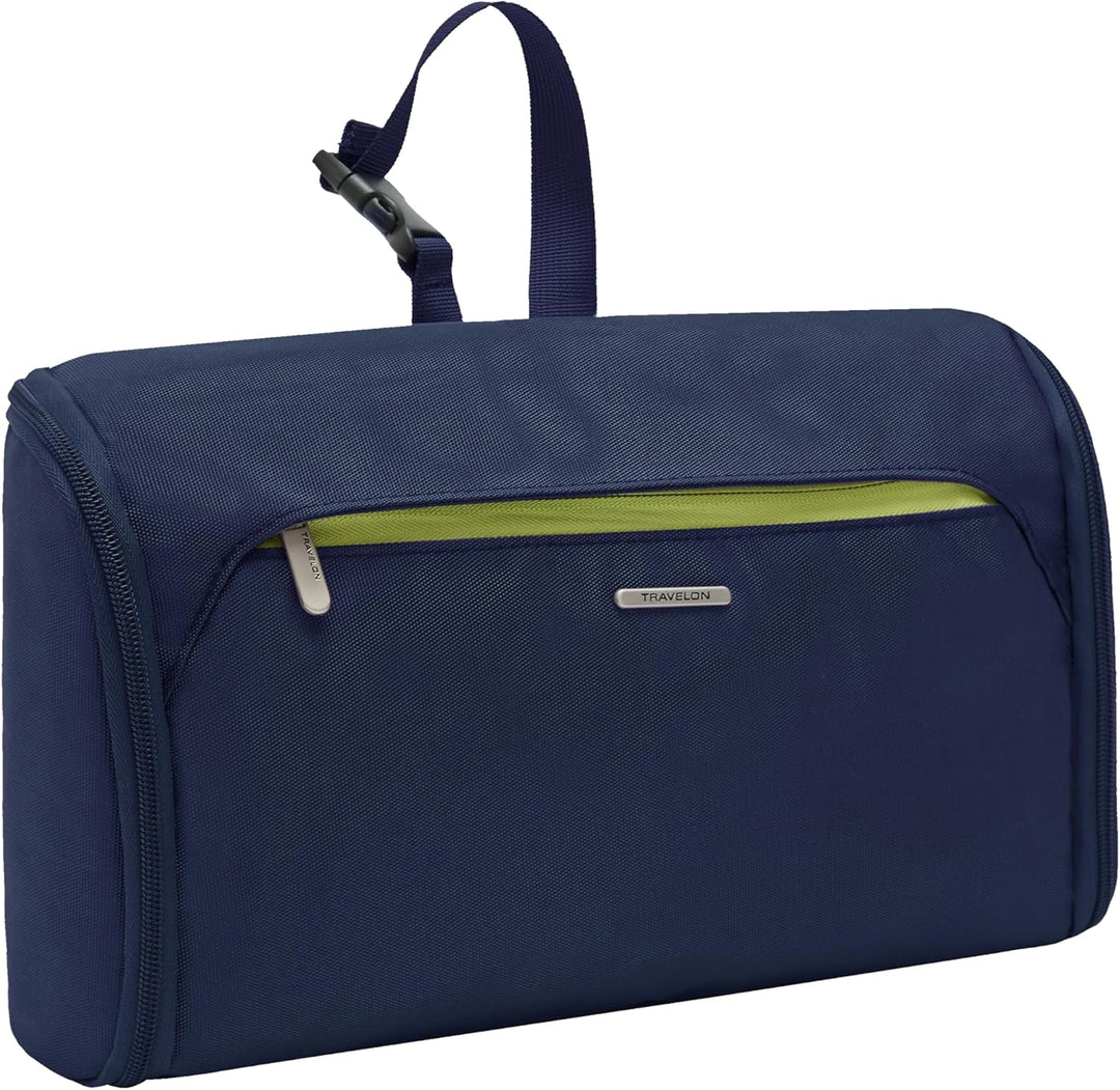 Travelon: Kulturset für Gepäck, flach, Midnight, Midnight, Reise-Kosmetik-Set zum Aufklappen, Midnig