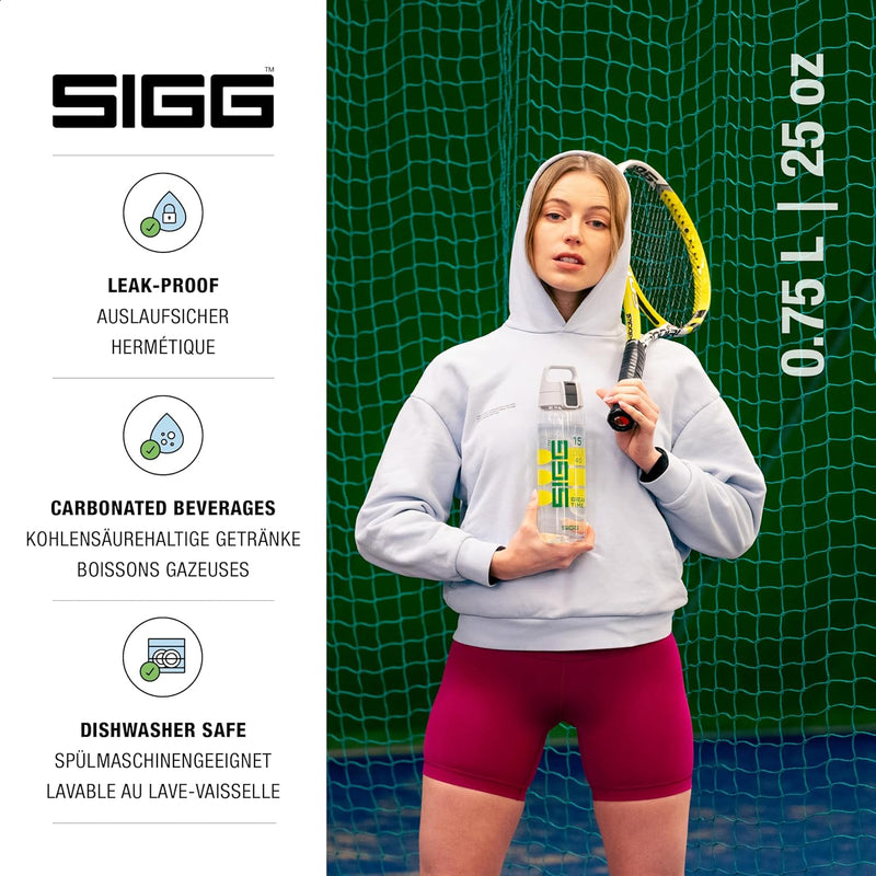 SIGG - Tritan Renew Trinkflasche - Total Clear ONE - Für Kohlensäurehaltige Getränke Geeignet - Spül