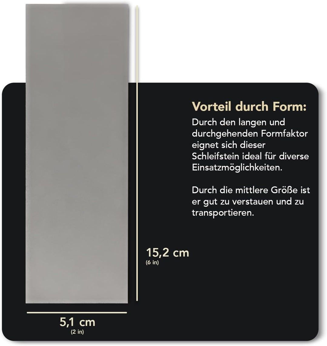 DMT Dia-Sharp Schärfblock mit durchgehender Diamantbeschichtung, fein, 15,2 cm / 6 Zoll, D6F