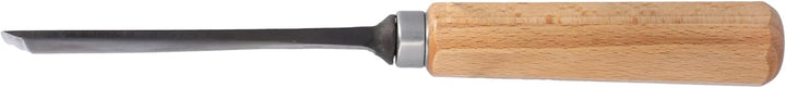 STUBAI Stemmeisen Stechbeitel Serie 52 - Form 3 | Gerades Flacheisen - 60 mm, mit Holzgriff, zum Vor