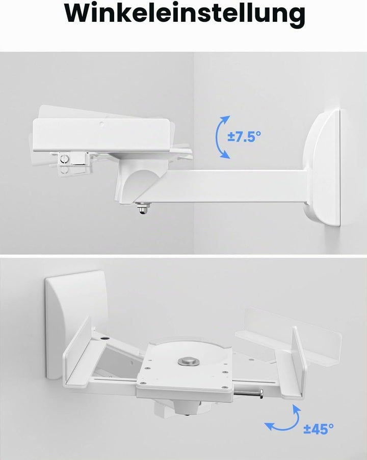 suptek Dual Side Clamping Bücherregal Lautsprecherhalterung Wandhalterung für grosse Umgebungslautsp