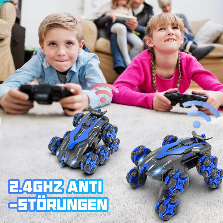 Ferngesteuertes Auto ab 4 5 6 8 10 Jahre, RC Auto mit Fernbedienung, RC Drift Car im Massstab 1:16 m