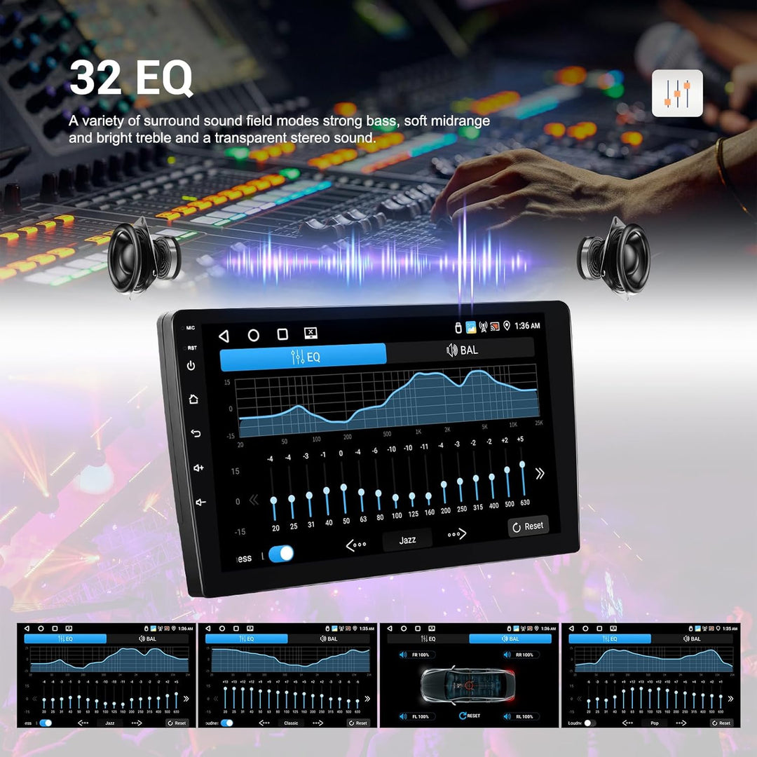 CAMECHO 2025 Neuestes 8 Core 4G+64G Android 13 Autoradio für VW Golf 5 Polo Skoda mit Navi Carplay A