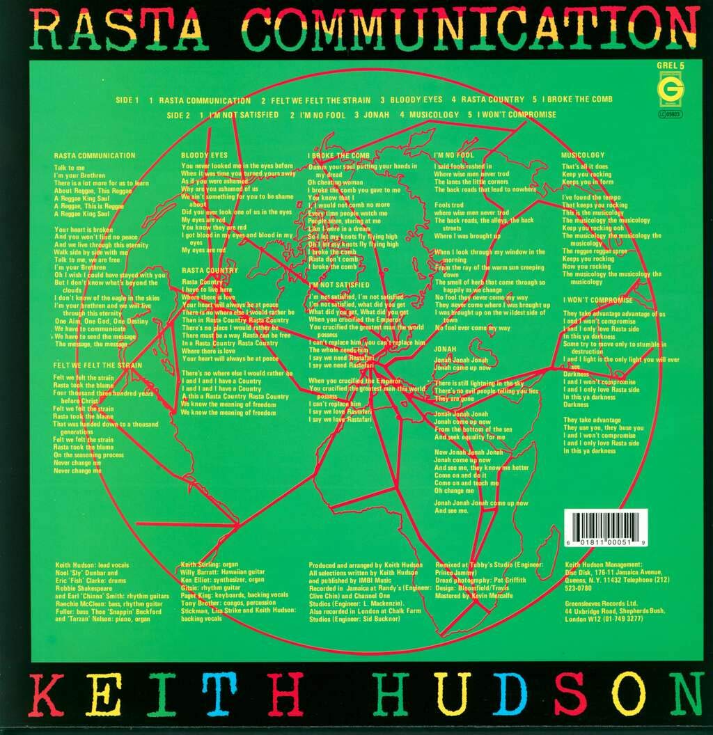 Rasta Communication, Vinyl