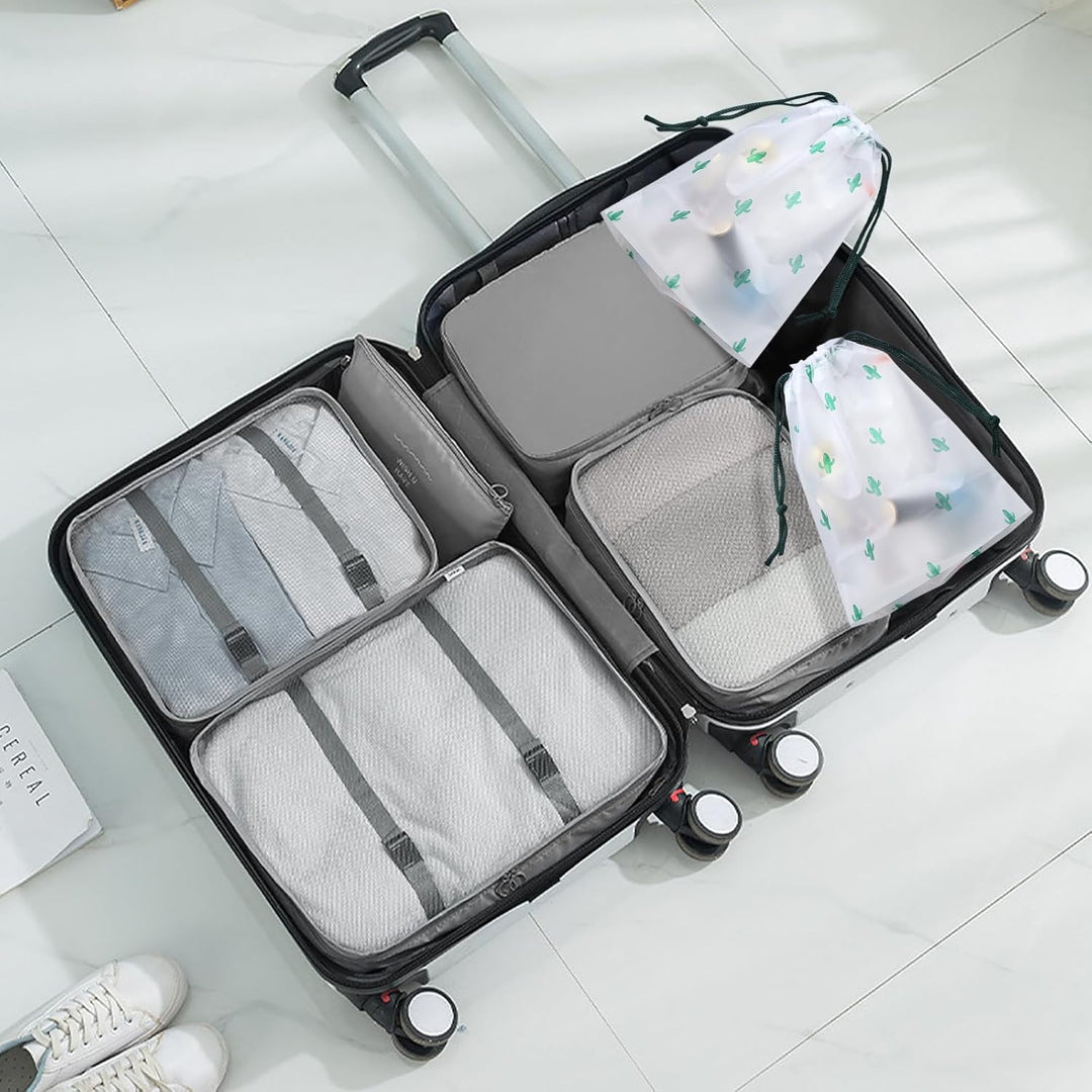 Koffer Organizer Set 13-teilig, Wasserdicht Packing Cubes, Multifunktionale Travel Packwürfel, Koffe