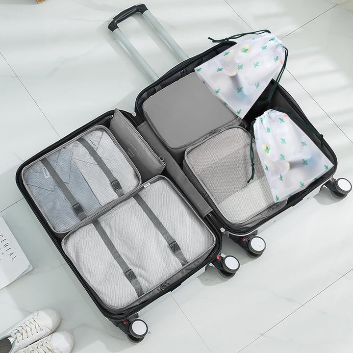 Koffer Organizer Set 13-teilig, Wasserdicht Packing Cubes, Multifunktionale Travel Packwürfel, Koffe