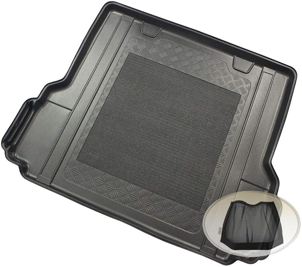 Z3263075 Antirutsch Kofferraumwanne fahrzeugspezifisch + Klett-Organizer (Laderaumwanne, Kofferraumm
