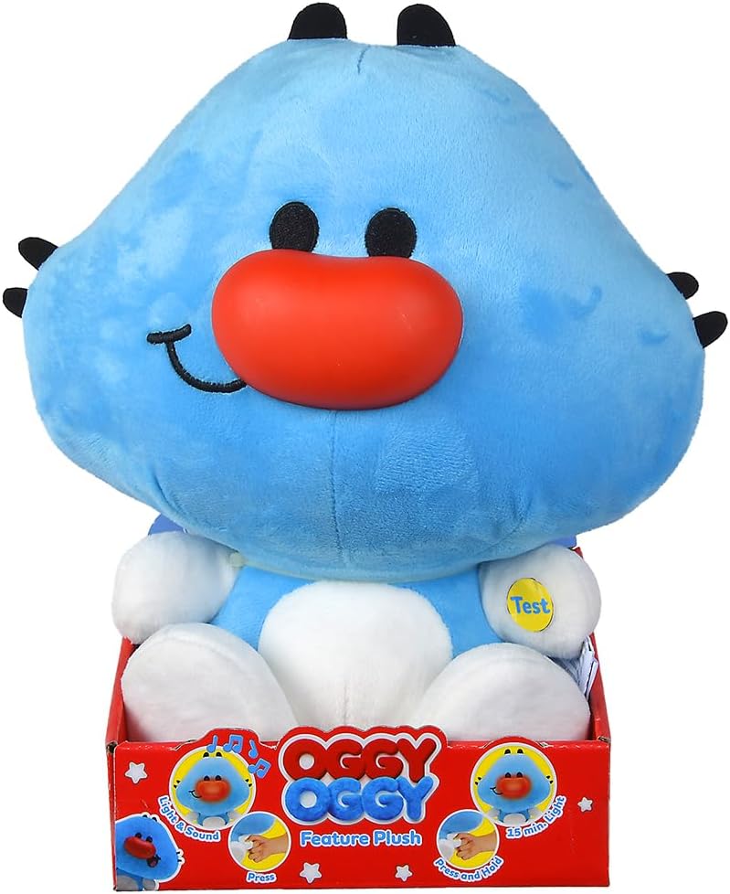 Simba 109356132 Oggy Funktionsplüsch, mit Licht und Sound, 30cm, Plüschfigur ab den ersten Lebensmon