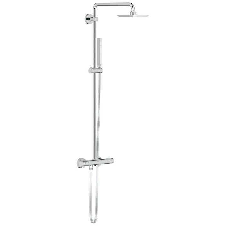 GROHE Euphoria 152 - Duschsystem mit Thermostatbatterie (wassersparend, Wandmontage, Verbrühungsschu