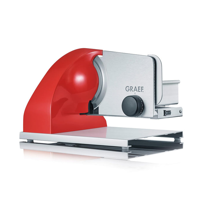 Graef SKS903EU Allesschneider Sliced Kitchen, 185 W, aluminium eloxiert /
