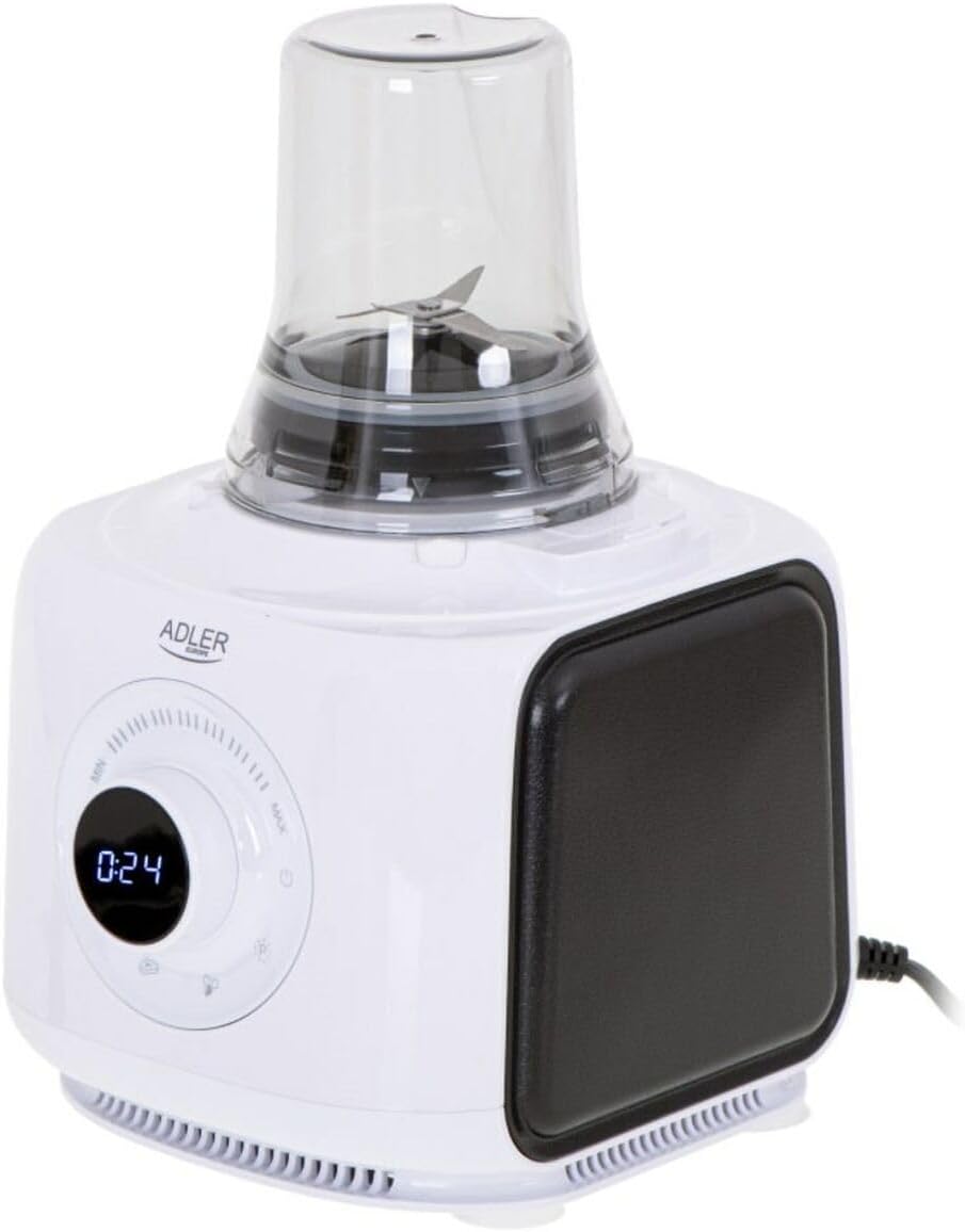 Adler AD 4224 12in1 Küchenmaschine mit LCD-Anzeige, Roboter mit 7 Geschwindigkeiten, Knetmaschine mi