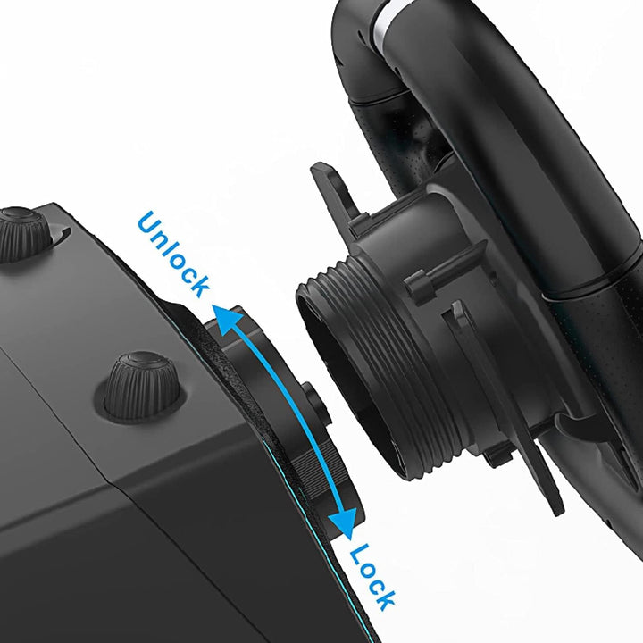 NBCP 1080° PC Lenkrad mit Pedalen und Shifter,Hall-Metallpedal,6+1 Schaltknüppel,Gaming Lenkrad Mehr