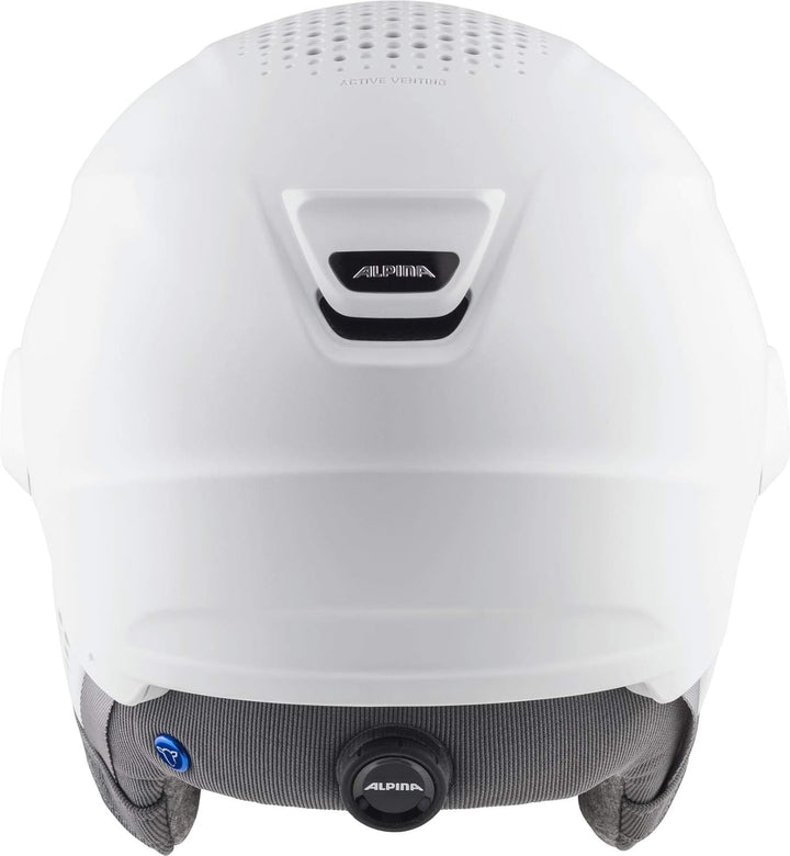 ALPINA Unisex - Erwachsene, ALTO V Skihelm white matt 51-55 cm, white matt 51-55 cm