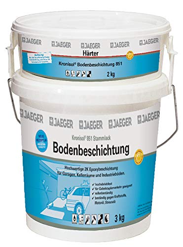 Jaeger Bodenbeschichtung steingrau 5 Kg steingrau (ca. RAL 7030), steingrau (ca. RAL 7030)