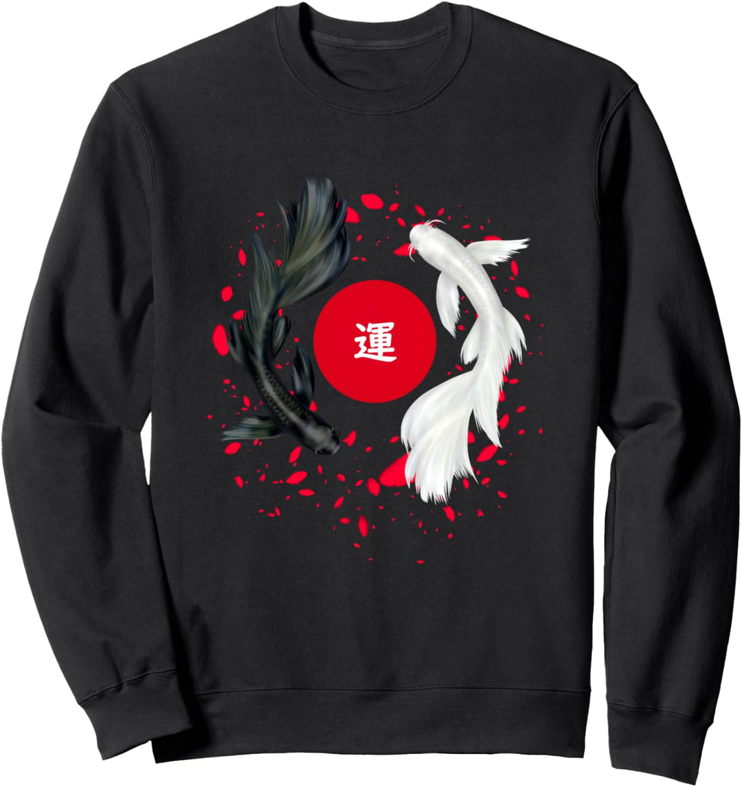 Koi Karpfen Fisch Nerd Otaku Anime Manga Japan Sweatshirt