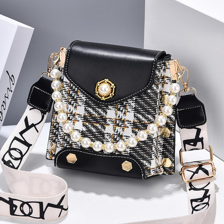 NICOLE & DORIS Süsse Handtaschen Damen Handytaschen Klein Umhängetasche PU Leder Mini Schultertasche