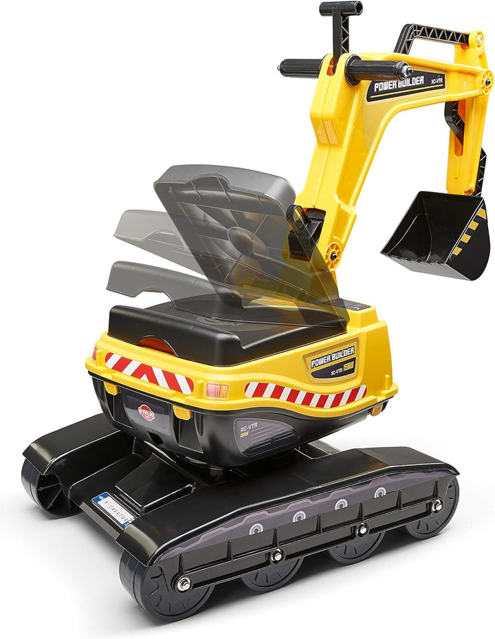 Falk 120 Sitzbagger Excavator, Gelb