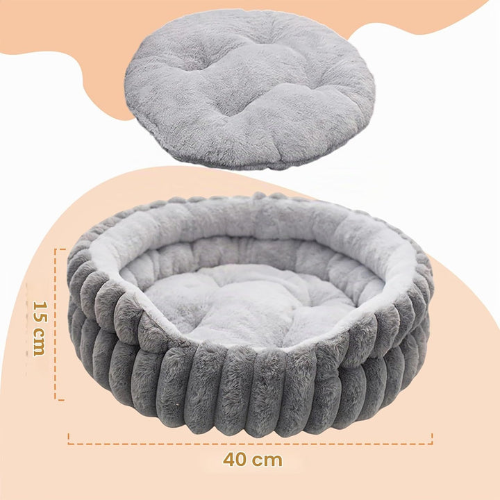 LUPATDY Hundebett, Katzenbetten für Katzen, Weiche Polsterung, Hundebett für kleine und mittelgrosse