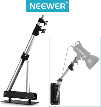 NEEWER Wandmontage Dreieck Boom Arm für Fotografie Blitzlicht,Monolight, Softbox, Regenschirm, Refle