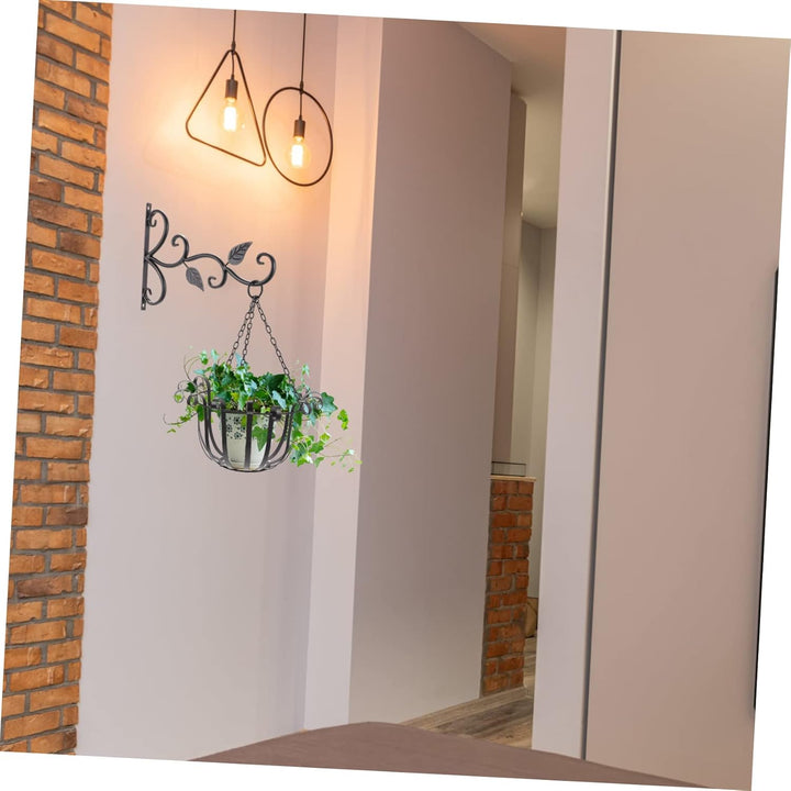 Cabilock Metall Blumentopfhalter Blumenampel Hängeampel Hängekorb mit Haken Blumentopf Halterung Pfl