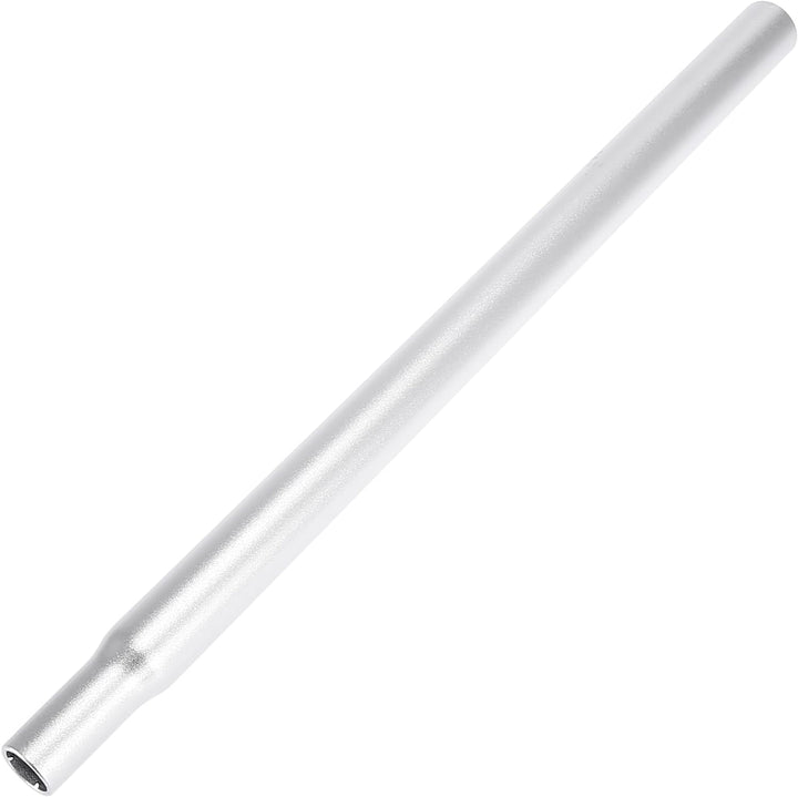 X AUTOHAUX Fahrrad Sattelstütze Aluminiumlegierung Sattelstützenrohr Silber 27.2 mm x 450 mm