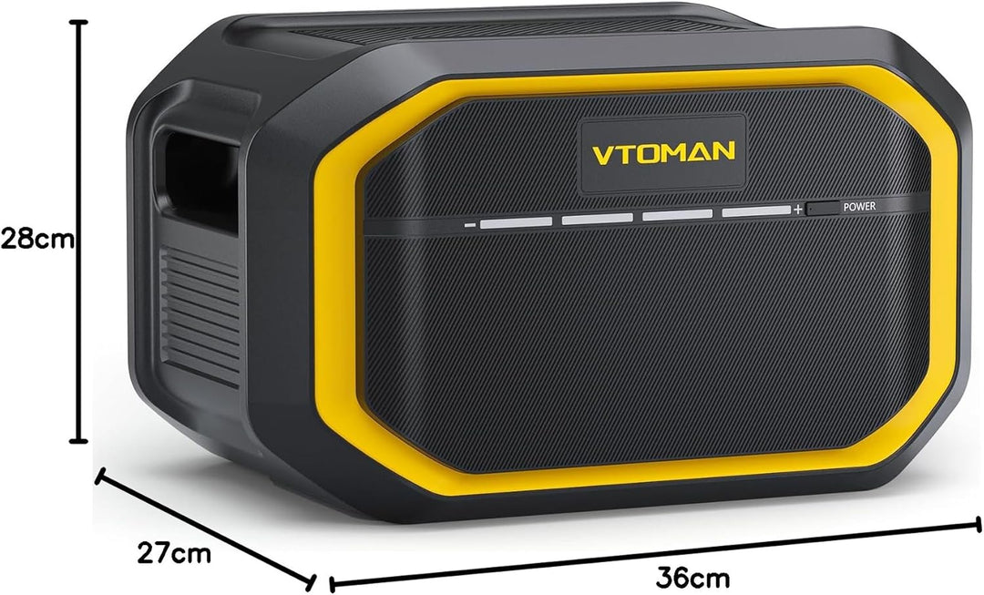 VTOMAN FlashSpeed 1500 Zusätzlicher Batterie 1548Wh - für FlashSpeed 1500/FlashSpeed 1000 Tragbare P