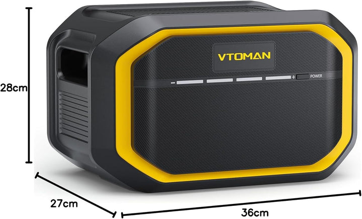 VTOMAN FlashSpeed 1500 Zusätzlicher Batterie 1548Wh - für FlashSpeed 1500/FlashSpeed 1000 Tragbare P