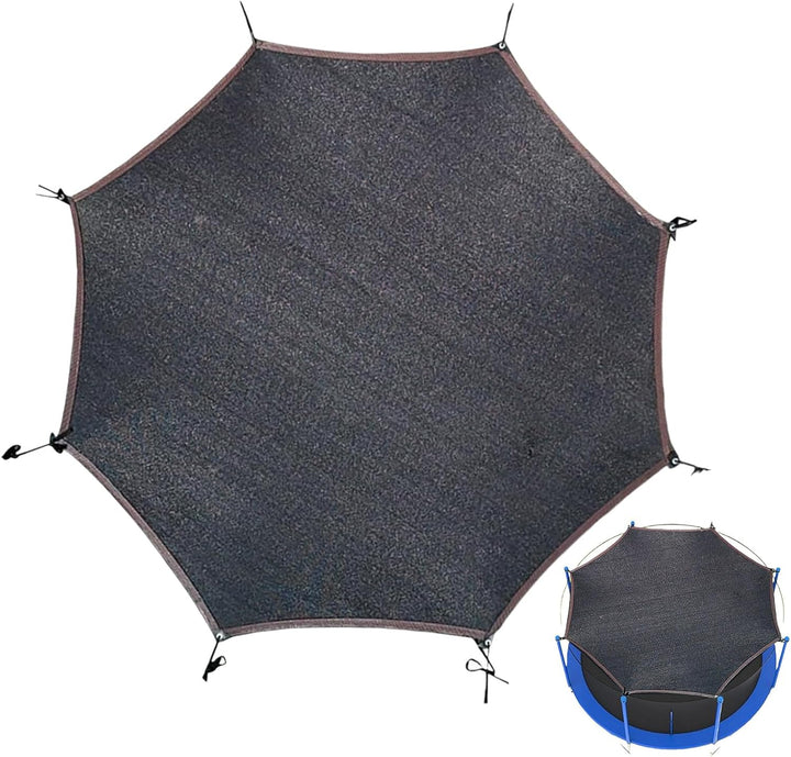 Trampolin Sonnenschutz Abdeckung, Ø 143 243 305 366 427 cm Trampolin Sonnenschutznetz, Trampoliin Üb