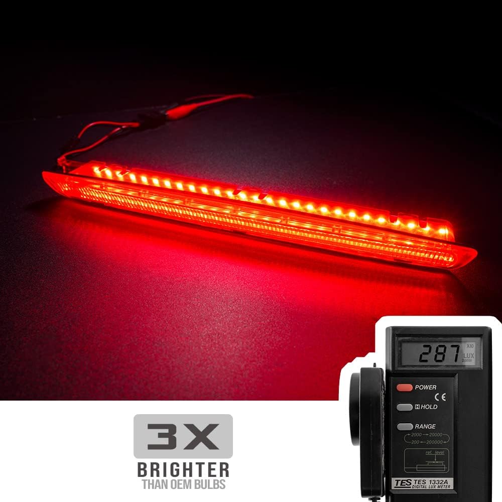 Rote Linse rote LED 3 dritte bremsleuchte fur Seat Ibiza 6J 6P Leon MK2 hinteres mittleres hoch mont