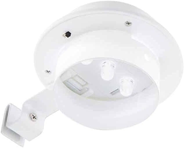 EASYmaxx Solar-Leuchte für Dachrinne 3er-Set | mit Tageslichtsensor, kabellos [weiss], Weiß