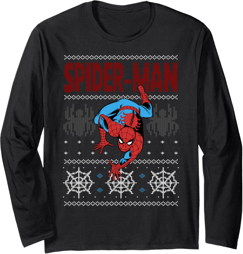 Marvel Spider-Man Crawl Ugly Weihnachten Langarmshirt