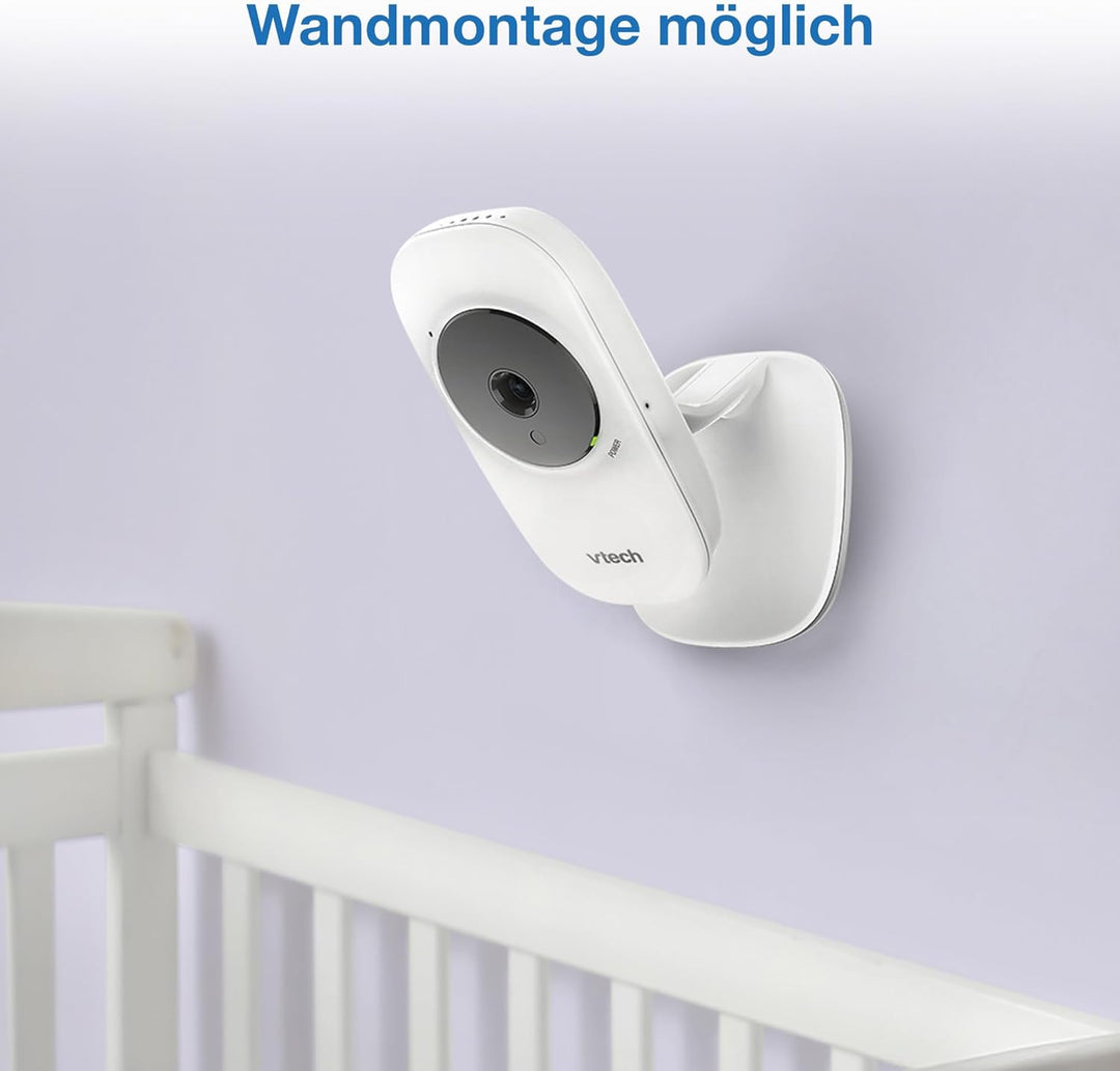 VTech Babymonitor VM3255 – Video-Babyphon mit beweglicher Kamera – Klarer Sound, 2,8" LCD-Farbbildsc