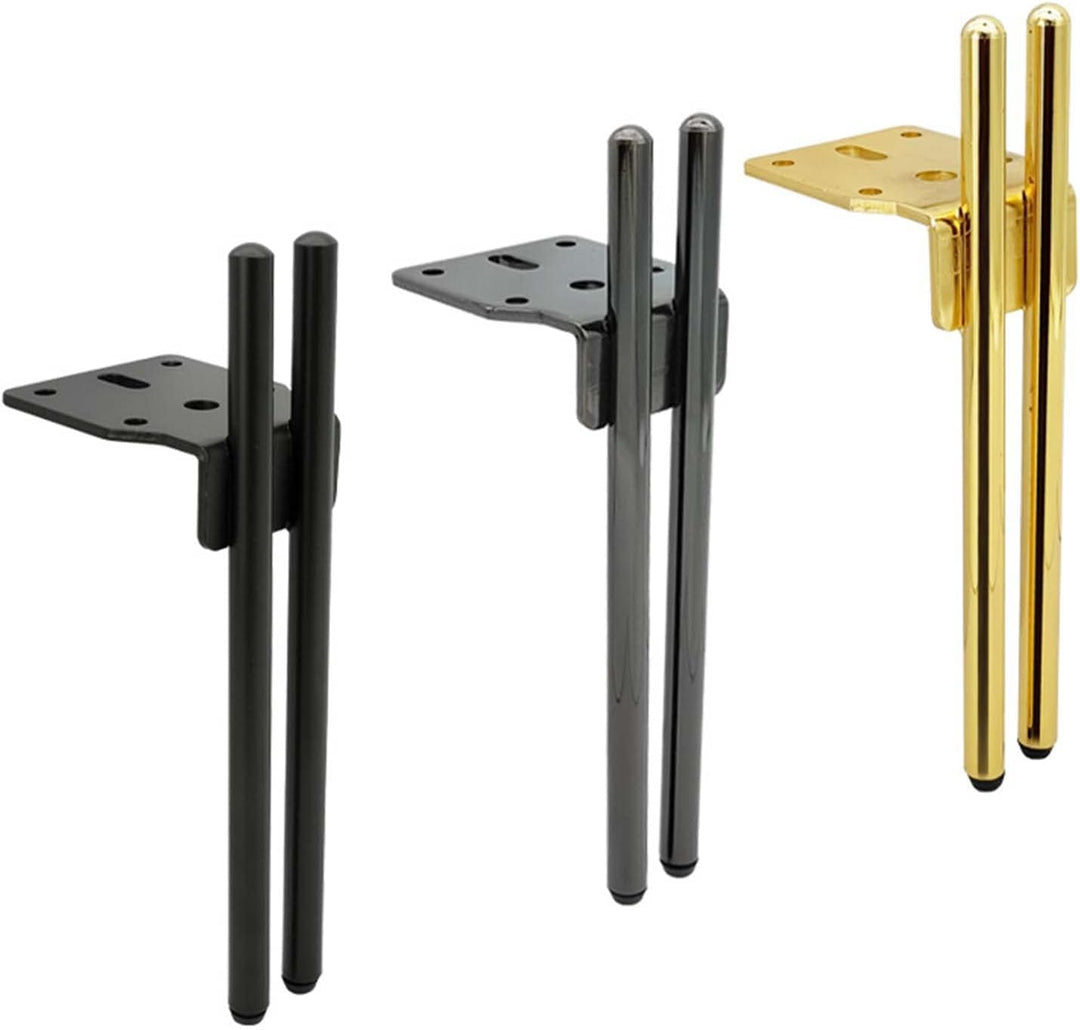 KMERCE Design Möbelfüsse Metall Gold, 4pcs Schrankfüsse 18cm, Kommodenfüsse, Sofa füsse, Füsse für m