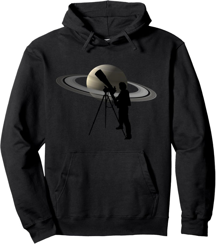 Astronomie Astrologie Planeten Sterne Saturn Geschenkidee Pullover Hoodie