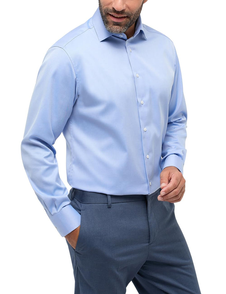 ETERNA Herren Cover Shirt MODERN FIT 38 Dunkelblau, 38 Dunkelblau