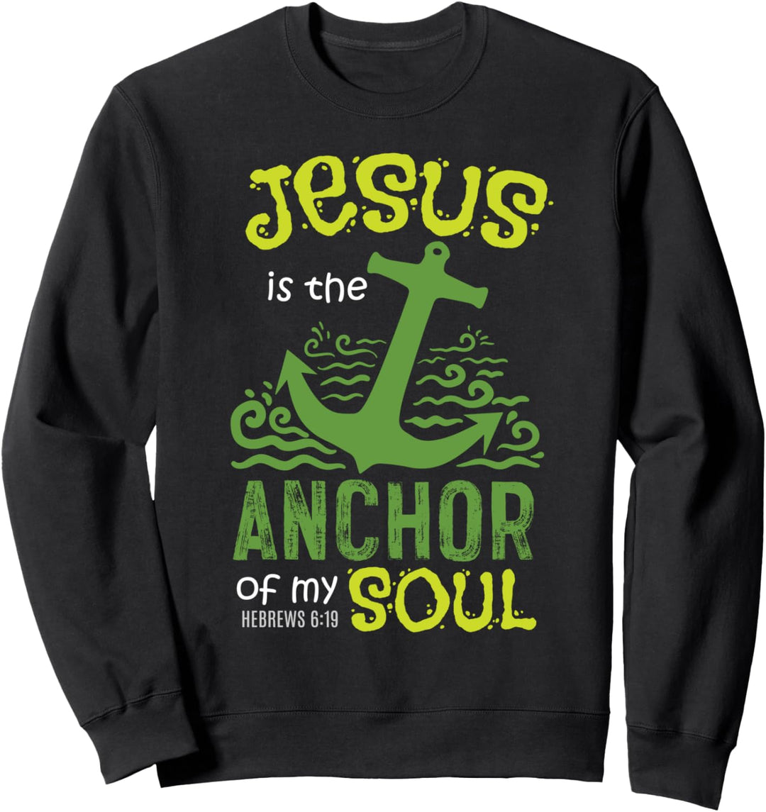 Christliches religiöses Sprichwort schreiben Vers spirituell Sweatshirt