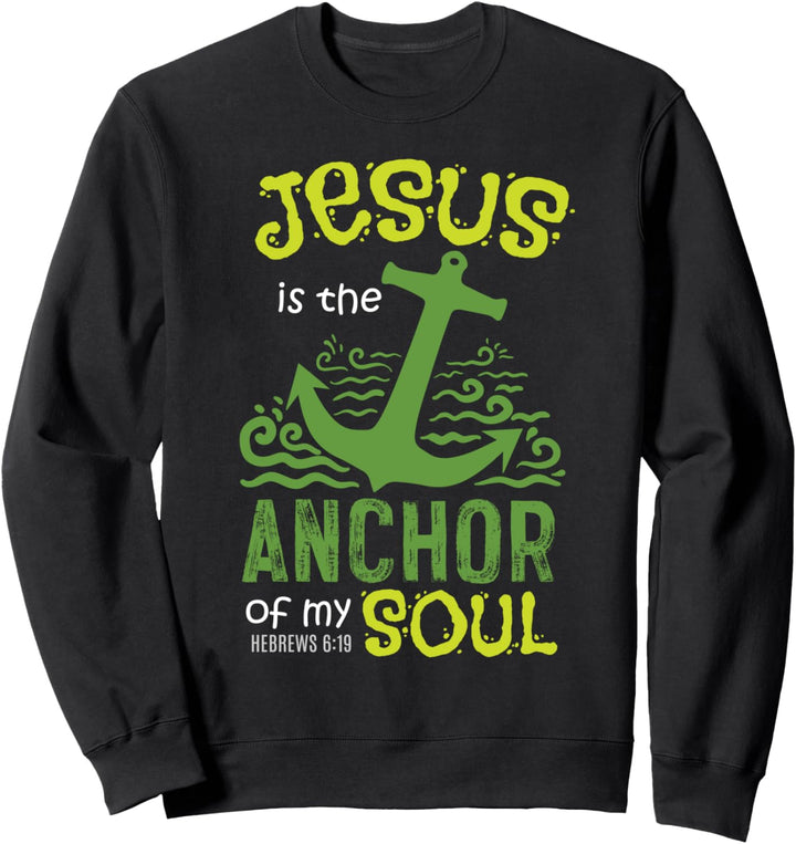 Christliches religiöses Sprichwort schreiben Vers spirituell Sweatshirt