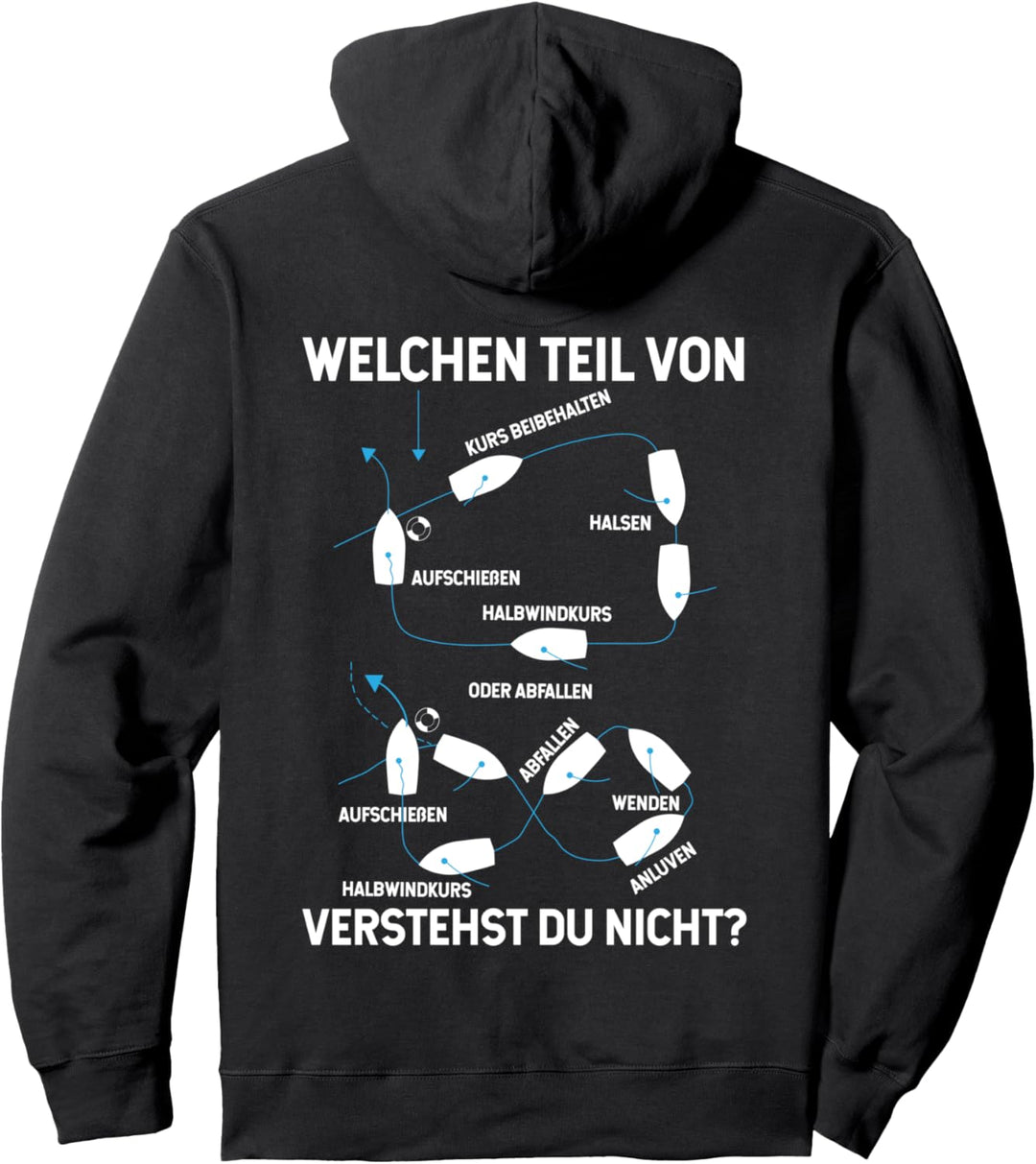 Mann über Bord Manöver | RÜCKENDRUCK BACKPRINT Pullover Hoodie