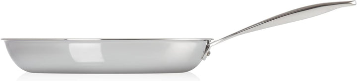 Le Creuset Pfanne aus 3-ply PLUS Edelstahl, 30 cm, 96600230001600 30 cm Unbeschichtet, 30 cm Unbesch