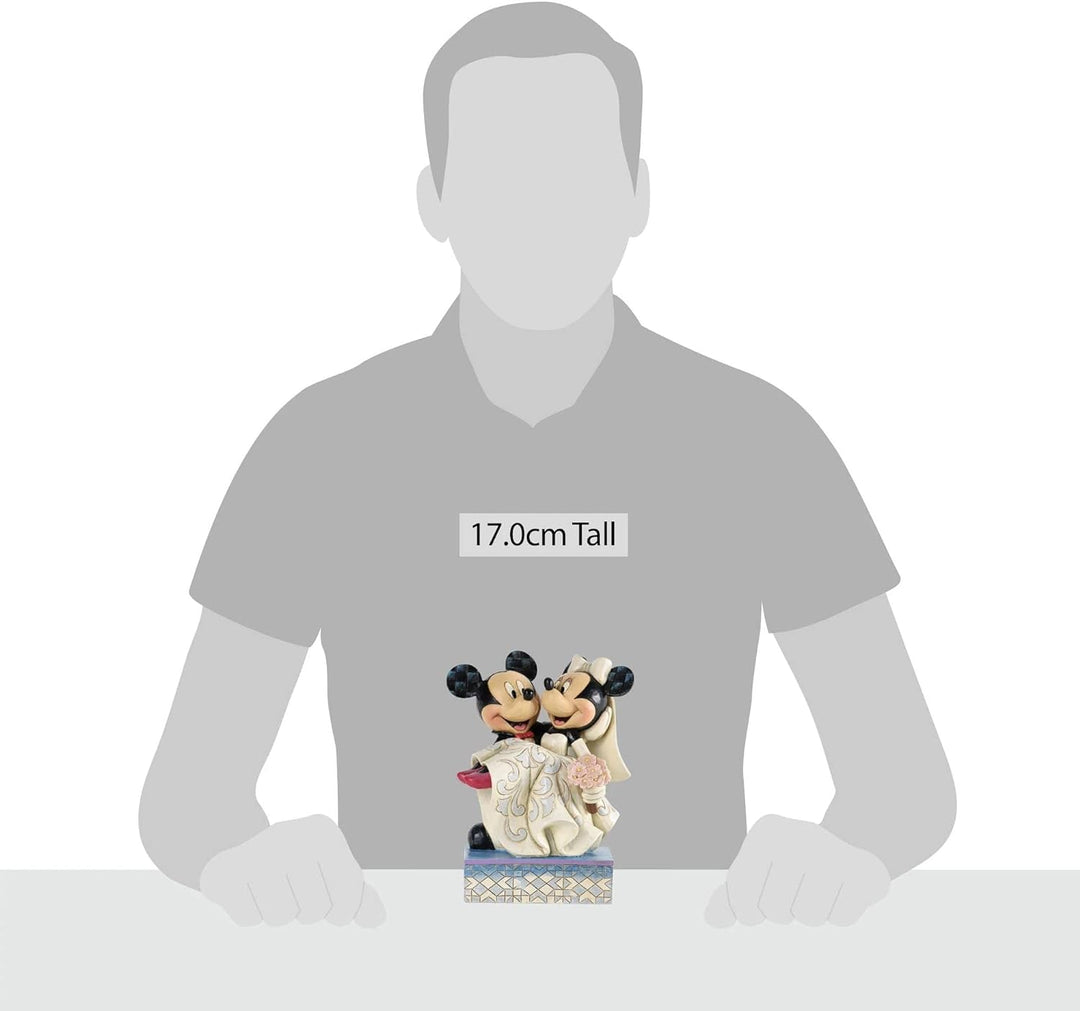 Disney Traditions 4033282 Mickey und Minnie Hochzeitsfigur, 17,0 cm