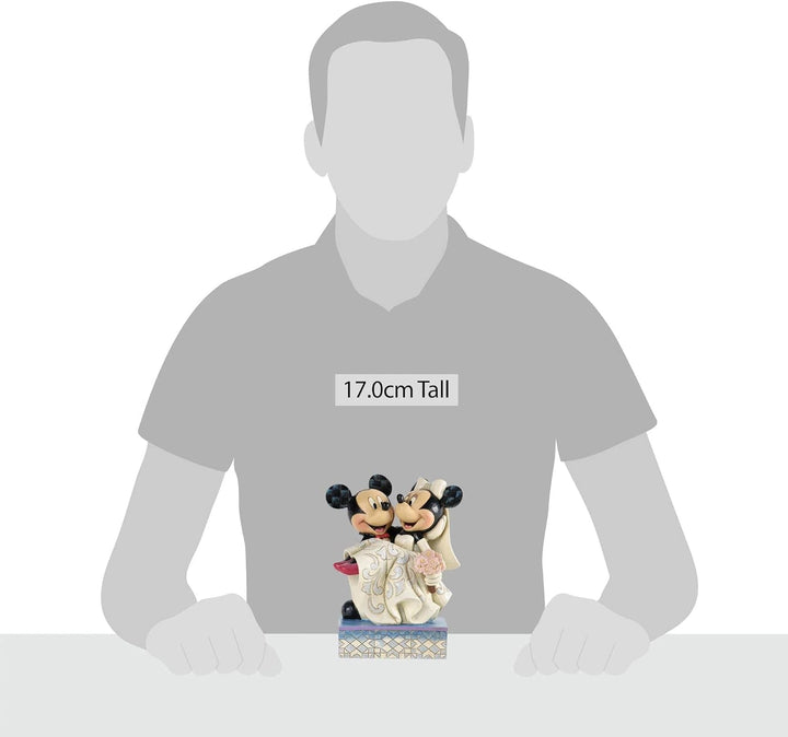 Disney Traditions 4033282 Mickey und Minnie Hochzeitsfigur, 17,0 cm