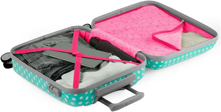 ITACA - Kulturtasche für Frauen und Kinder aus PC-Polycarbonat. Qualitäts-Reise-Toilettenbeutel star